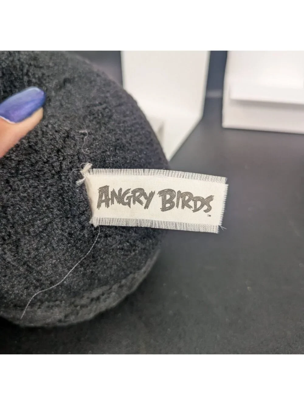 Angry Birds Black Bomb Plush Round Commonwealth 2010 Stuffed Animal Character 5